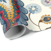 Beautiful Yellow Paisley Pattern Geschenkpapier (Rolleneckpunkt)