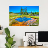 Beautiful Yellowstone Nationalpark, Vereinigte Sta Poster (Heimbüro)
