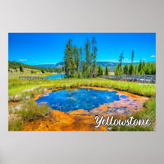 Beautiful Yellowstone Nationalpark, Vereinigte Sta Poster (Vorne)