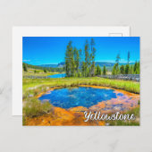 Beautiful Yellowstone Nationalpark, Vereinigte Sta Postkarte (Vorne/Hinten)