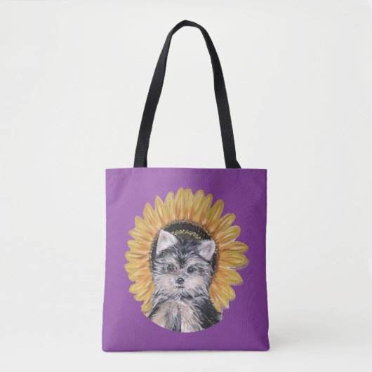 Beautiful Yorkie Dog Tasche (Vorderseite)