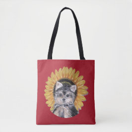 Beautiful Yorkie Dog Tasche