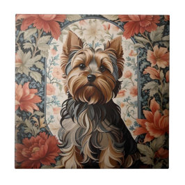 Beautiful Yorkie | Yorkshire Terrier Portrait Fliese