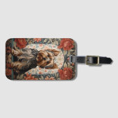 Beautiful Yorkie | Yorkshire Terrier Portrait Gepäckanhänger (Vorderseite (Horizontal))