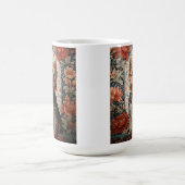 Beautiful Yorkie | Yorkshire Terrier Portrait Kaffeetasse (Mittel)