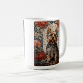 Beautiful Yorkie | Yorkshire Terrier Portrait Kaffeetasse (VorderseiteRechts)