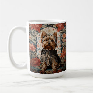 Beautiful Yorkie   Yorkshire Terrier Portrait Kaffeetasse