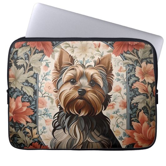 Beautiful Yorkie | Yorkshire Terrier Portrait Laptopschutzhülle (Vorderseite)