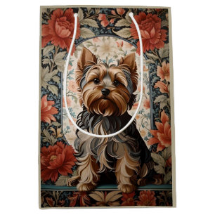Beautiful Yorkie   Yorkshire Terrier Portrait Mittlere Geschenktüte