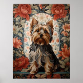 Beautiful Yorkie | Yorkshire Terrier Portrait Poster (Vorne)