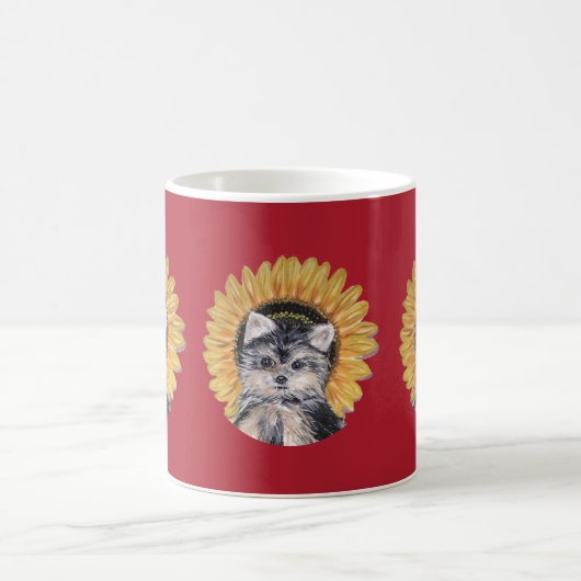 Beautiful Yorkshire Terrier Dog Kaffeetasse (Mittel)