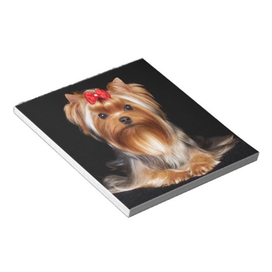 Beautiful Yorkshire Terrier Notizblock (angewinkelt)