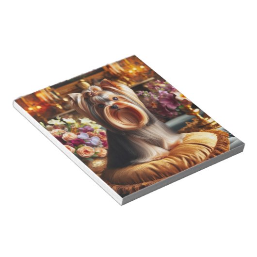 Beautiful Yorkshire Terrier Notizblock (angewinkelt)