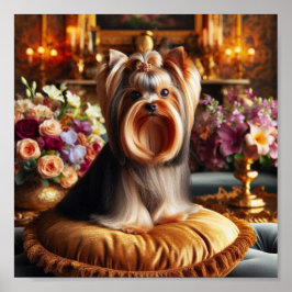 Beautiful Yorkshire Terrier Poster