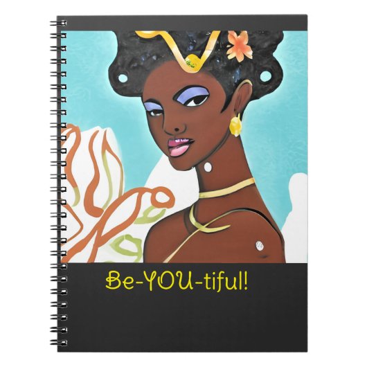 Beautiful you Spiral Foto Notebook Notizblock (Vorderseite)