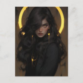 Beautiful Young Hexe Postkarte (Vorderseite)