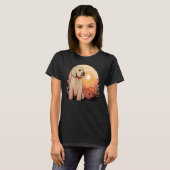 Beautifull Golden Doodle Sunset vintage Goldendood T-Shirt (Vorne ganz)