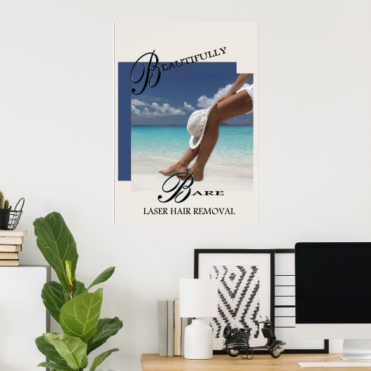 Beautifully Bare Poster (Heimbüro)