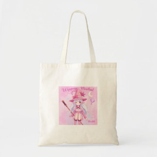 Beautifully Designed Cute Looking Witch in Pastel Tragetasche