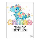 Beautifully different not less | Autism poster 