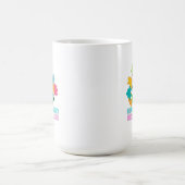 Beautifully Incomplete Colorful Puzzle Piece Kaffeetasse (Mittel)
