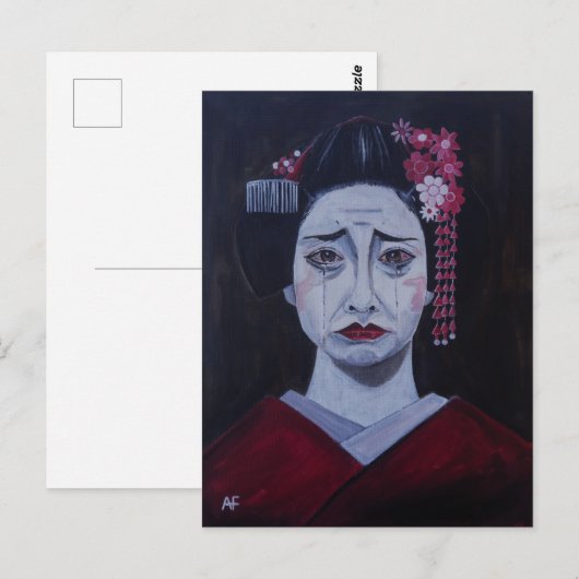 Beautifully Sad Painting by Alfred Fox Postkarte (Vorne/Hinten)