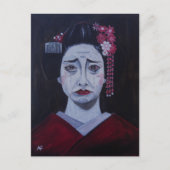 Beautifully Sad Painting by Alfred Fox Postkarte (Vorderseite)