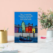 Beautifully Unrepeatable Inspirational Coastal Acrylschild (Hochzeit)