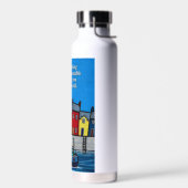 Beautifully Unrepeatable Inspirational Coastal Trinkflasche (Links)