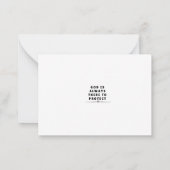 Beautify Spaß Doggy Mitteilungskarte (Rückseite)