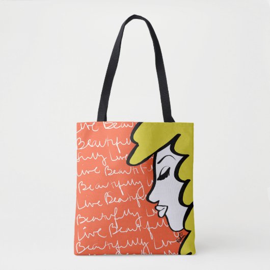 Beautigend Live Canvas Bags Tasche (Vorderseite)