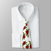 Beautiul Rosen-Muster Krawatte (Gebunden)