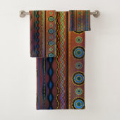 Beautuful lichtdurchlässiges Stammes- Muster Badhandtuch Set (Insitu)