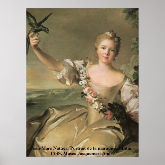 Beauty_1, Jean-Marc Nattier,"Portrai... Poster (Vorne)