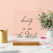 Beauty Acrylic-Zeichen Acrylschild (Hochzeit)