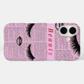 Beauty Aesthetic Pink Slim iPhone Case for Women (Rückseite (Horizontal))