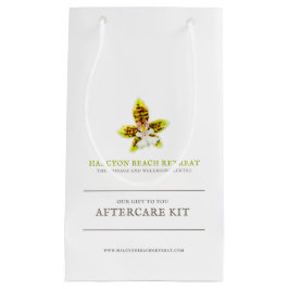 Beauty Aftercare Geschenktaschen grün orchid Aquar Kleine Geschenktüte