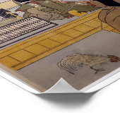 Beauty am Toothpick Shop Altes Kunstwerk Poster (Ecke)