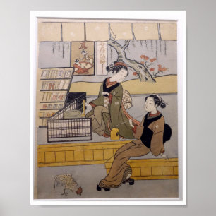 Beauty am Toothpick Shop Altes Kunstwerk Poster