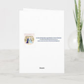 "Beauty and Beast"-Urlaubskarte Feiertagskarte (Rückseite)