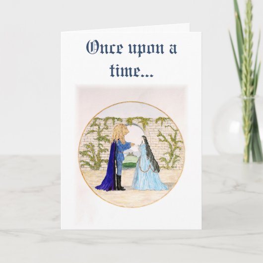 "Beauty and Beast"-Urlaubskarte Feiertagskarte (Vorderseite)