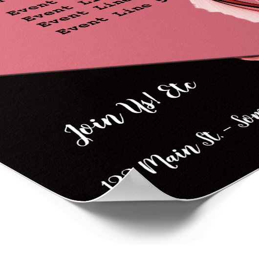 Beauty and Fashion Event Marketing Poster (Ecke)