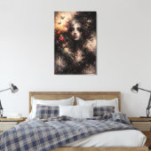Beauty and Sorrow – A Portrait of Fragile Existenc Leinwanddruck (Insitu (Schlafzimmer))