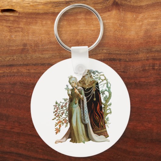 Beauty and the Beast Keychain Schlüsselanhänger (Vorderseite)