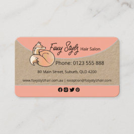 Beauty/Animal Business Card Visitenkarte