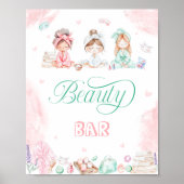 Beauty Bar Wellness-Center Party Girl Poster (Vorne)