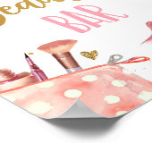Beauty Bar Wellness-Center Party Makeup Glamour Gi Poster (Ecke)