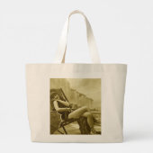 Beauty Beach Bag Jumbo Stoffbeutel (Rückseite)