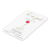 Beauty & Beast Ankündigung Datum freihalten Magnet (Linke Seite)