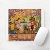 Beauty Beast Classic Art Illustration Mousepad (Mit Mouse)